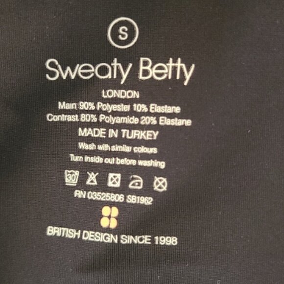 NEW! SWEATY BETTY FAST TRACK RUNNING JACKET HOODED REFLECTIVE STRETCH sz S - Picture 9 of 9